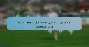 Park Ji-Sung: VM-historie, Asien Cup-sejre, Ledelsesroller